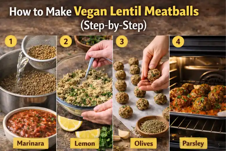 How to Make Vegan Lentil Meatballs (Step-by-Step)