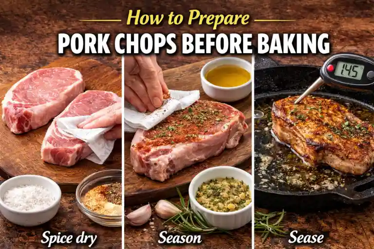 How to Prepare Pork Chops Before Baking