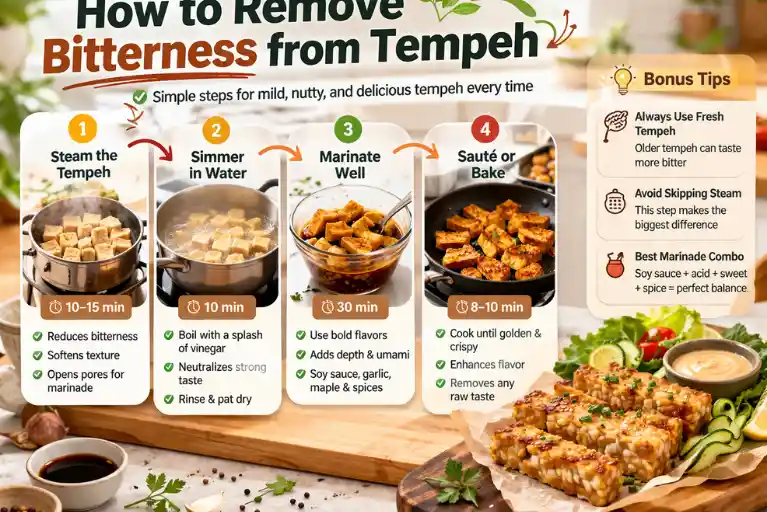 How to Remove Bitterness from Tempeh