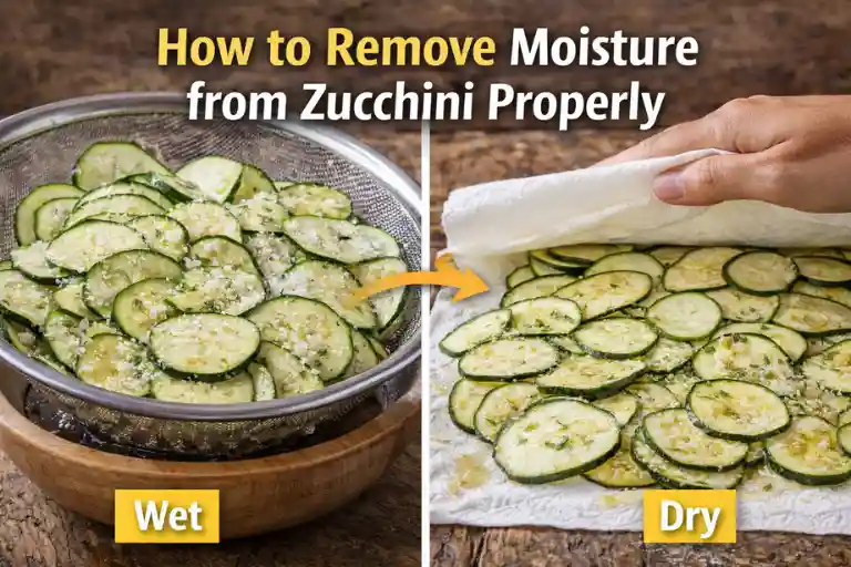 How to Remove Moisture from Zucchini Properly