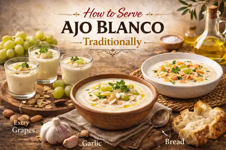 How to Serve Ajo Blanco Traditionally
