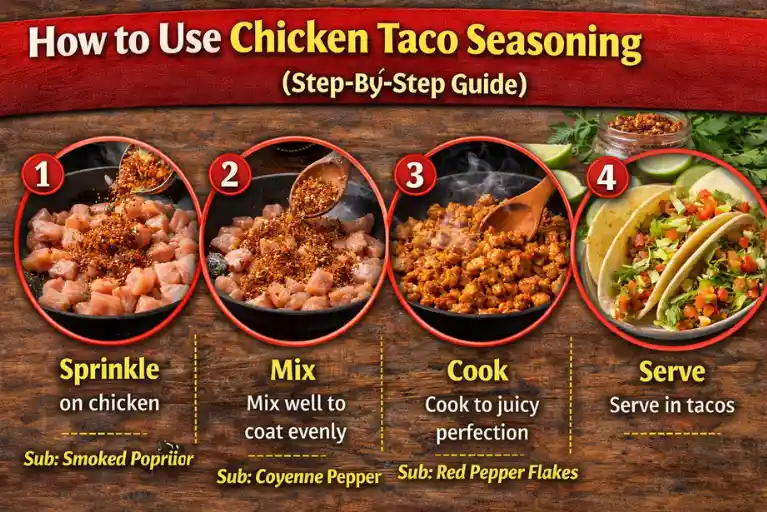 How to Use Chicken Taco Seasoning (Step-by-Step Guide)