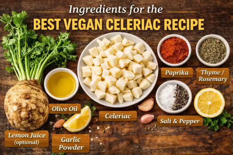 Ingredients for the Best Vegan Celeriac Recipe