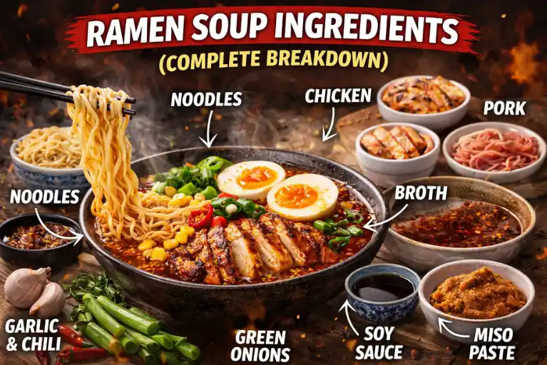 Ramen Soup Ingredients (Complete Breakdown)