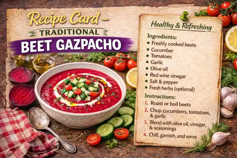 Recipe Card – Traditional Beet Gazpacho