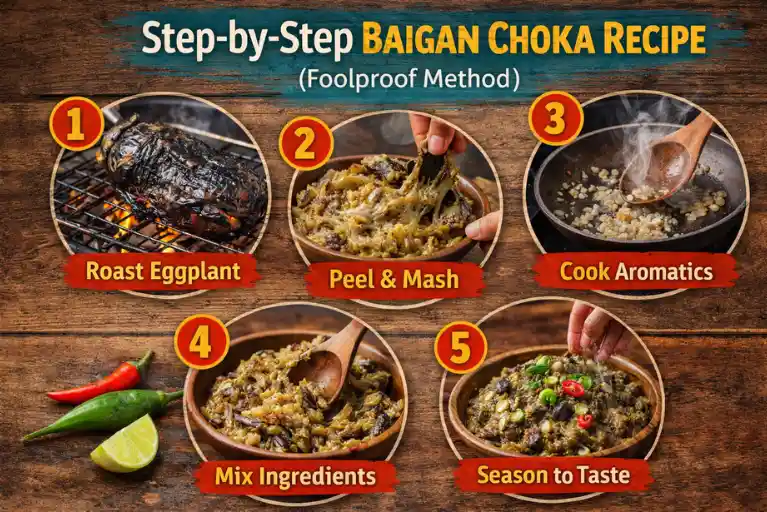 Step-by-Step Baigan Choka Recipe (Foolproof Method)