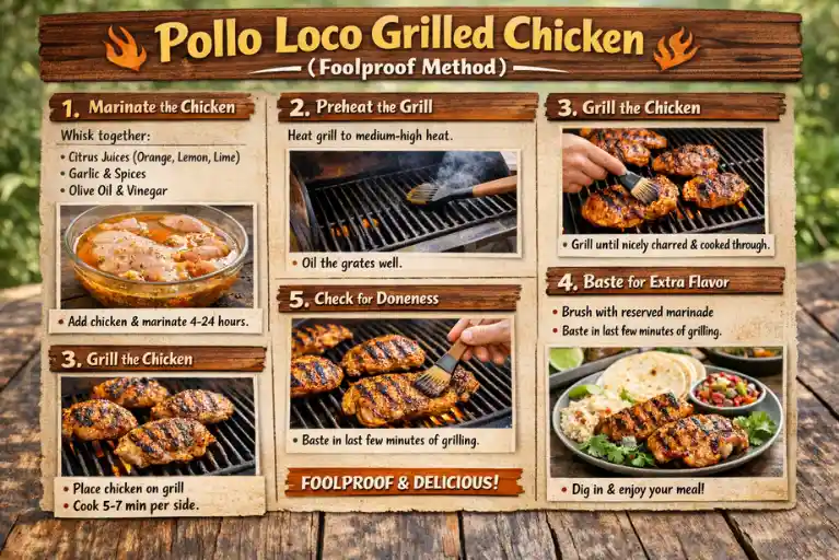 Step-by-Step Pollo Loco Grilled Chicken (Foolproof Method)
