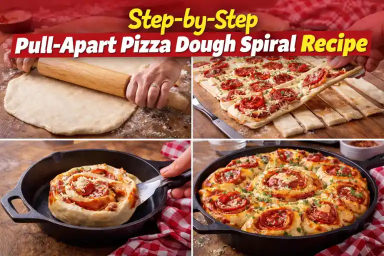Step-by-Step Pull-Apart Pizza Dough Spiral Recipe