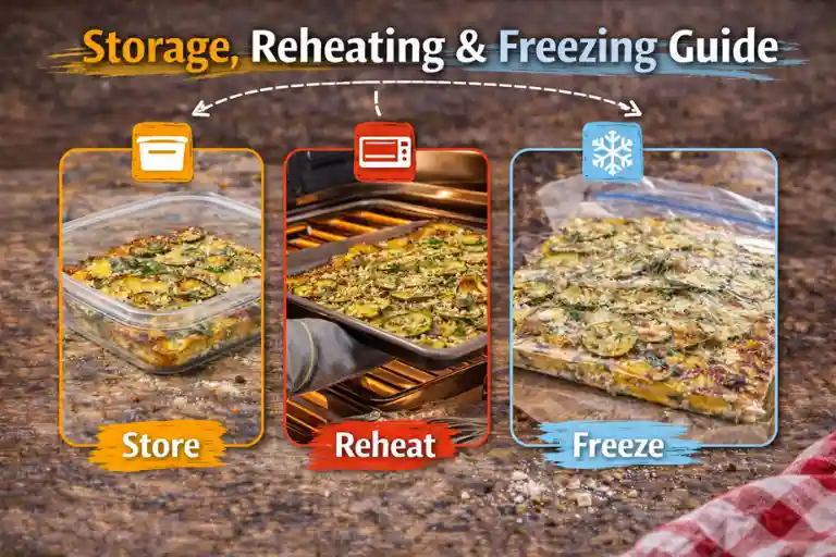 Storage, Reheating & Freezing Guide
