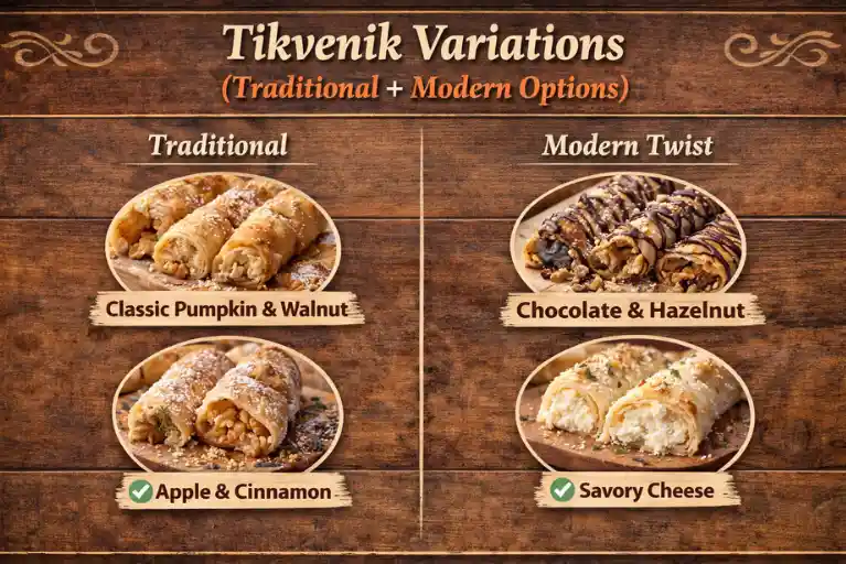 Tikvenik Variations (Traditional + Modern Options)