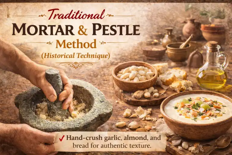 Traditional Mortar & Pestle Method (Historical Technique)
