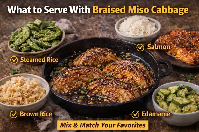 What to Serve With Braised Miso Cabbage