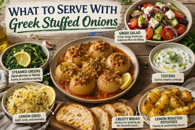 What to Serve With Greek Stuffed Onions