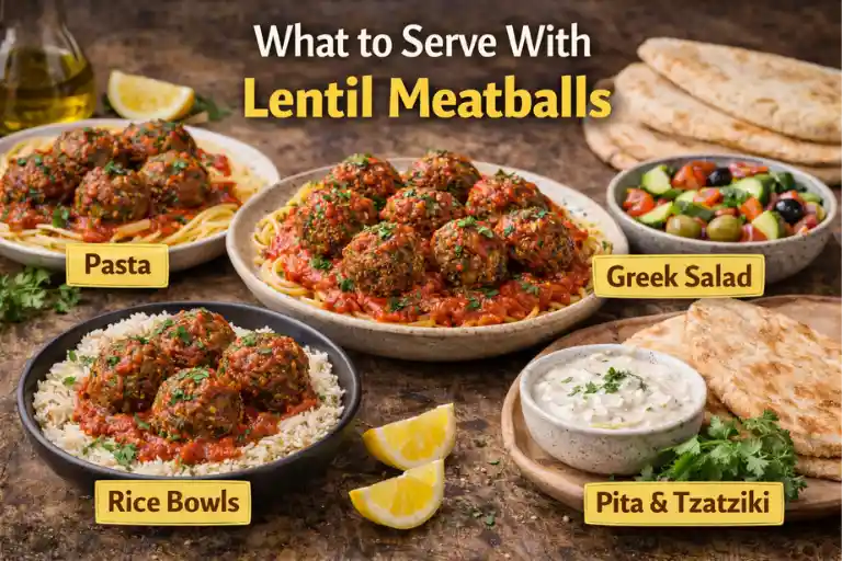 What to Serve With Lentil Meatballs