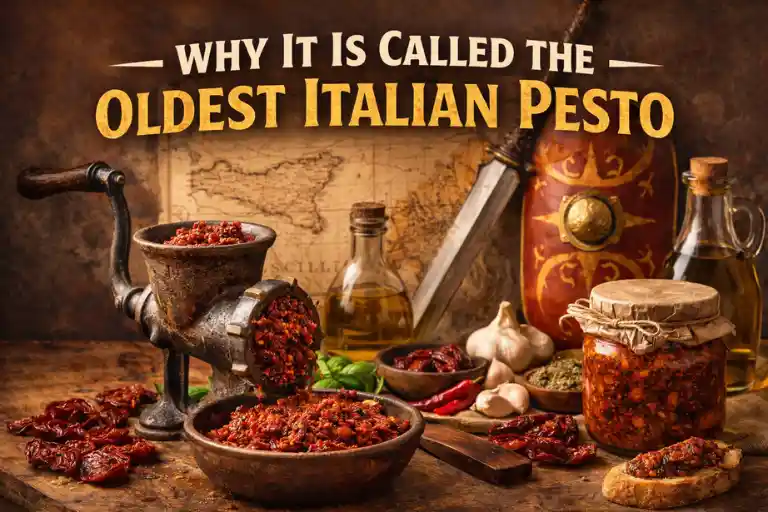 Why It Is Called the Oldest Italian Pesto