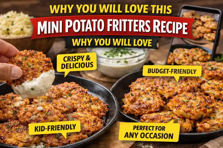 Why You Will Love This Mini Potato Fritters Recipe