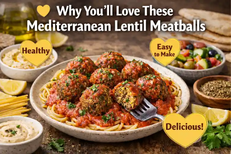 Why You’ll Love These Mediterranean Lentil Meatballs