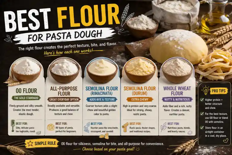 BEST FLOUR FOR PASTA DOUGH