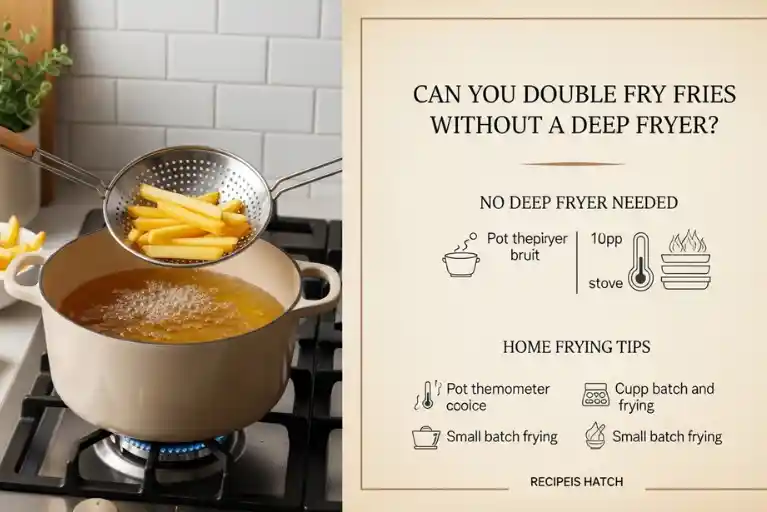 Can You Double Fry Fries at Home Without a Deep Fryer