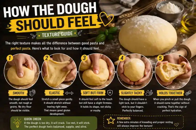 HOW THE DOUGH SHOULD FEEL (TEXTURE GUIDE)