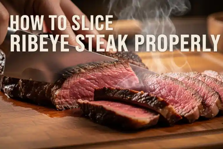How to Slice Ribeye Steak Properly