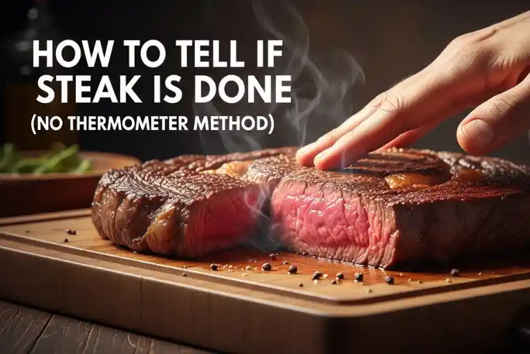 How to Tell If Steak is Done (No Thermometer Method)