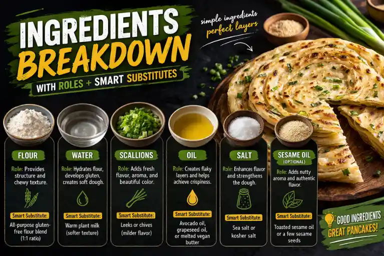 Ingredients Breakdown (With Roles + Smart Substitutes)