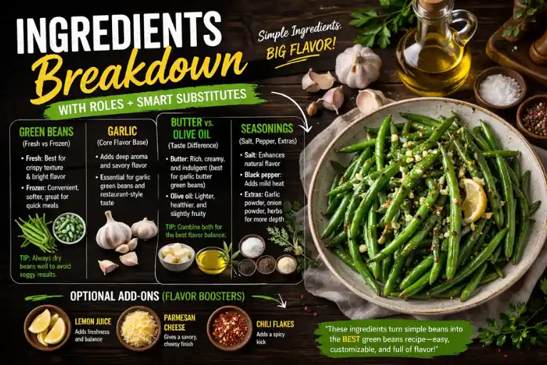 Ingredients Breakdown (With Roles + Smart Substitutes)