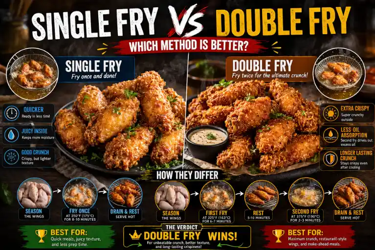 Single Fry vs Double Fry (Which Method is Better_)