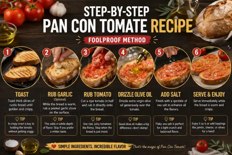 Step-by-Step Pan Con Tomate Recipe (Foolproof Method)