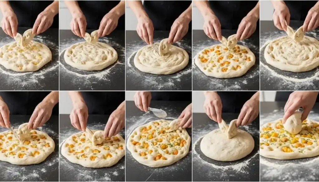 Step-by-Step Sourdough Focaccia Method