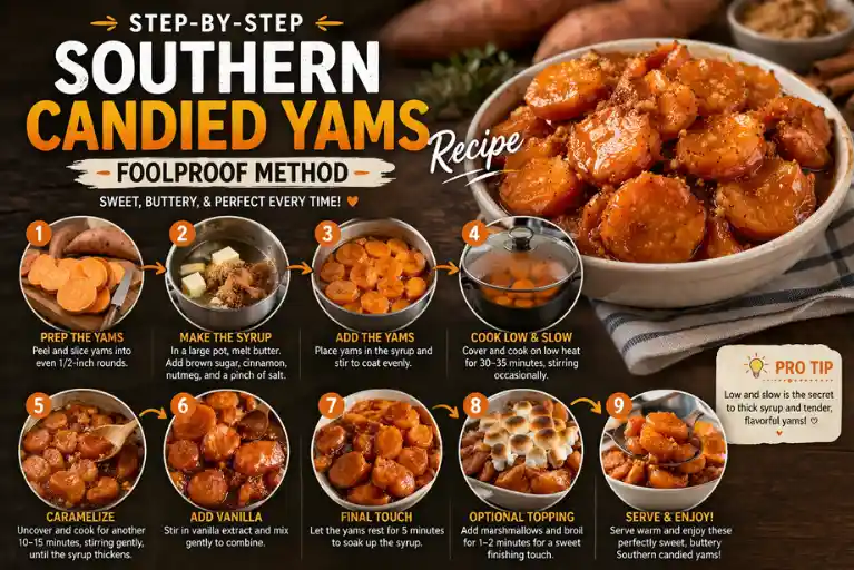 Step-by-Step Southern Candied Yams Recipe (Foolproof Method)