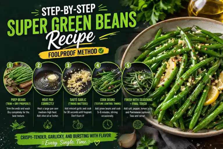 Step-by-Step Super Green Beans Recipe (Foolproof Method)