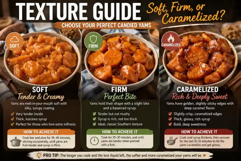Texture Guide (Soft, Firm, or Caramelized_)