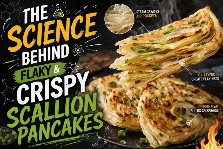 The Science Behind Flaky & Crispy Scallion Pancakes