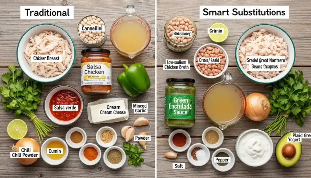 White Chicken Chili Ingredients (With Smart Substitutions)