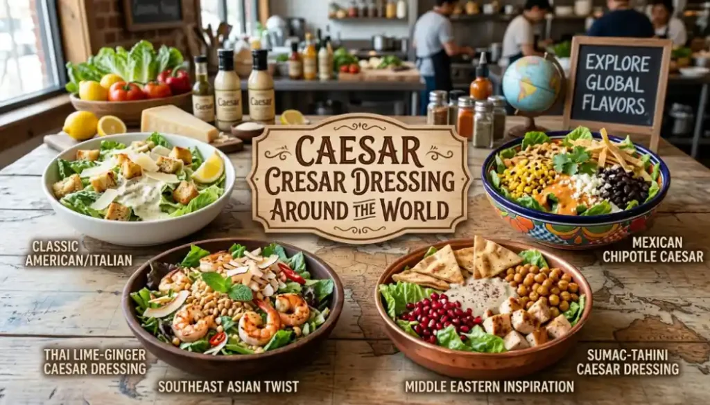 Caesar Dressing Around the World