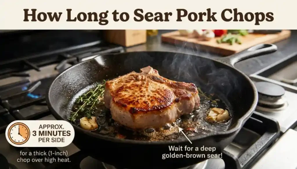 How Long to Sear Pork Chops