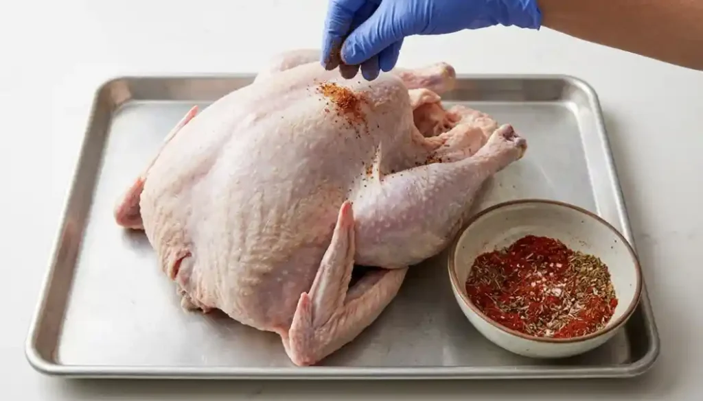 How to Apply Rub to Turkey