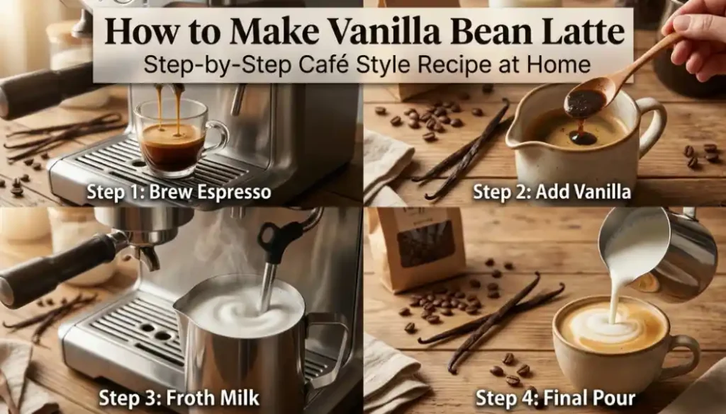 How to Make Vanilla Bean Latte (Step-by-Step Recipe)