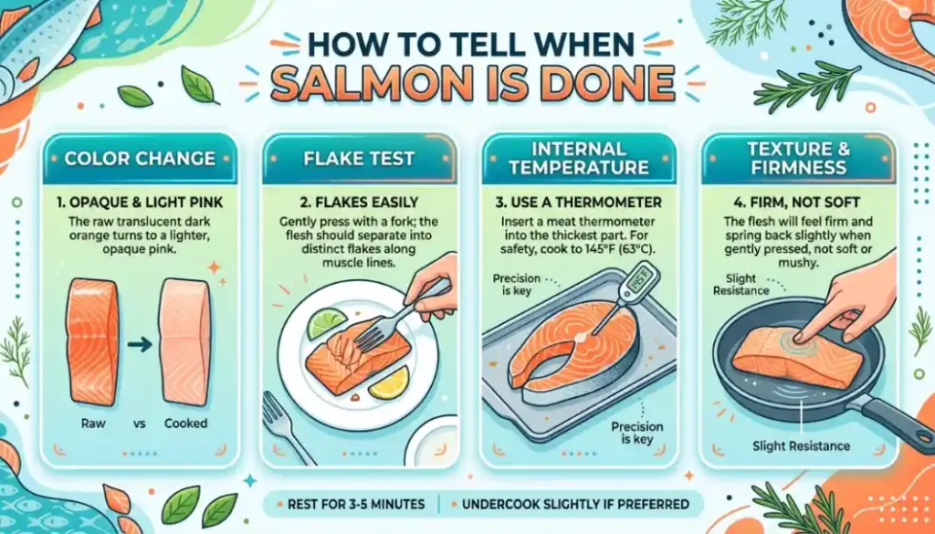 How to Tell When Salmon Is Done