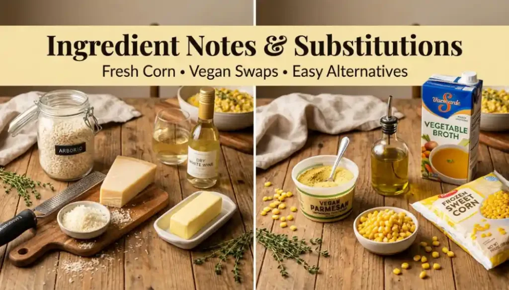 Ingredient Notes & Substitutions
