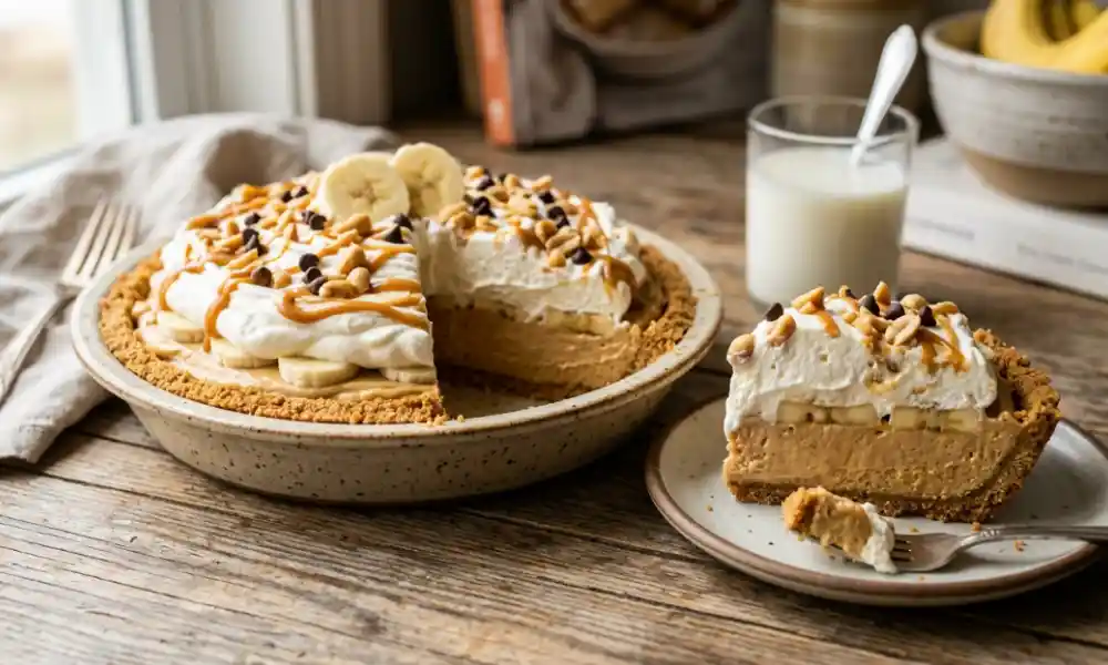 Peanut Butter Banana Cream Pie