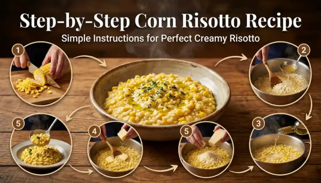 Step-by-Step Corn Risotto Recipe
