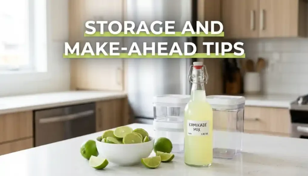 Storage and Make-Ahead Tips