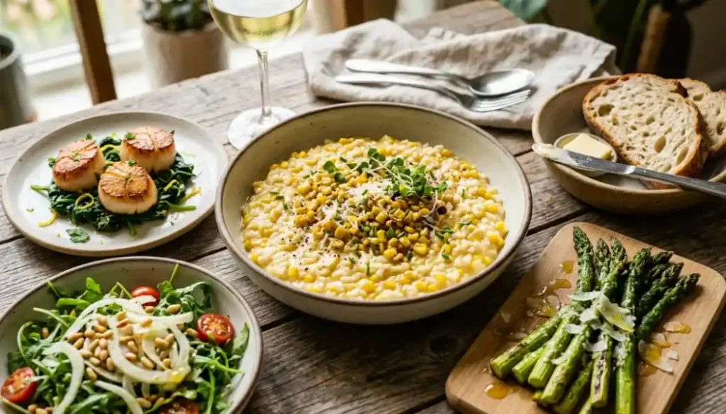 What to Serve with Corn Risotto
