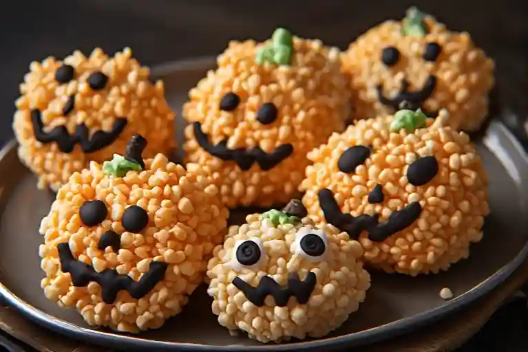 Halloween Rice Krispie Treat Decorating Ideas
