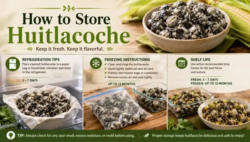 How to Store Huitlacoche