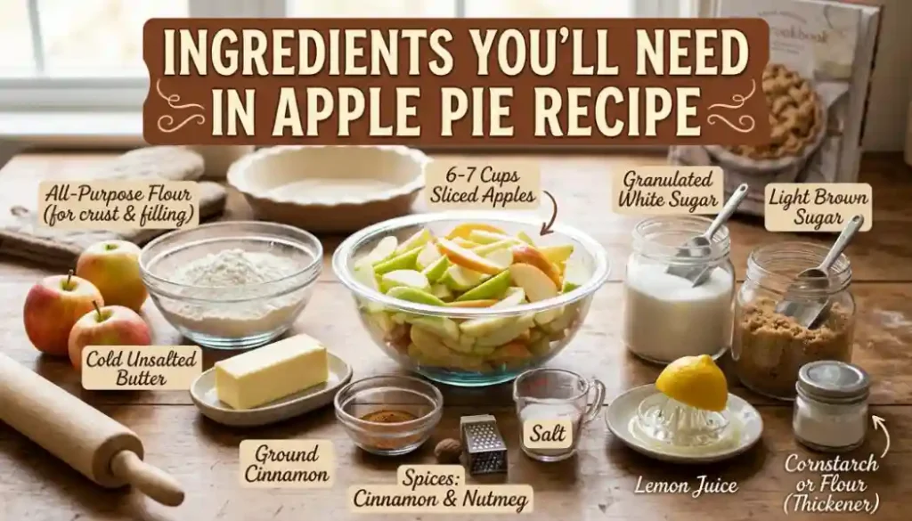 Ingredients You'll Need in Apple Pie Recipe