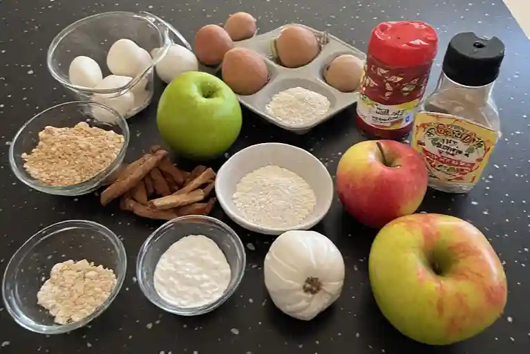 Ingredients You'll Need in Cinnamon Apple Muffins